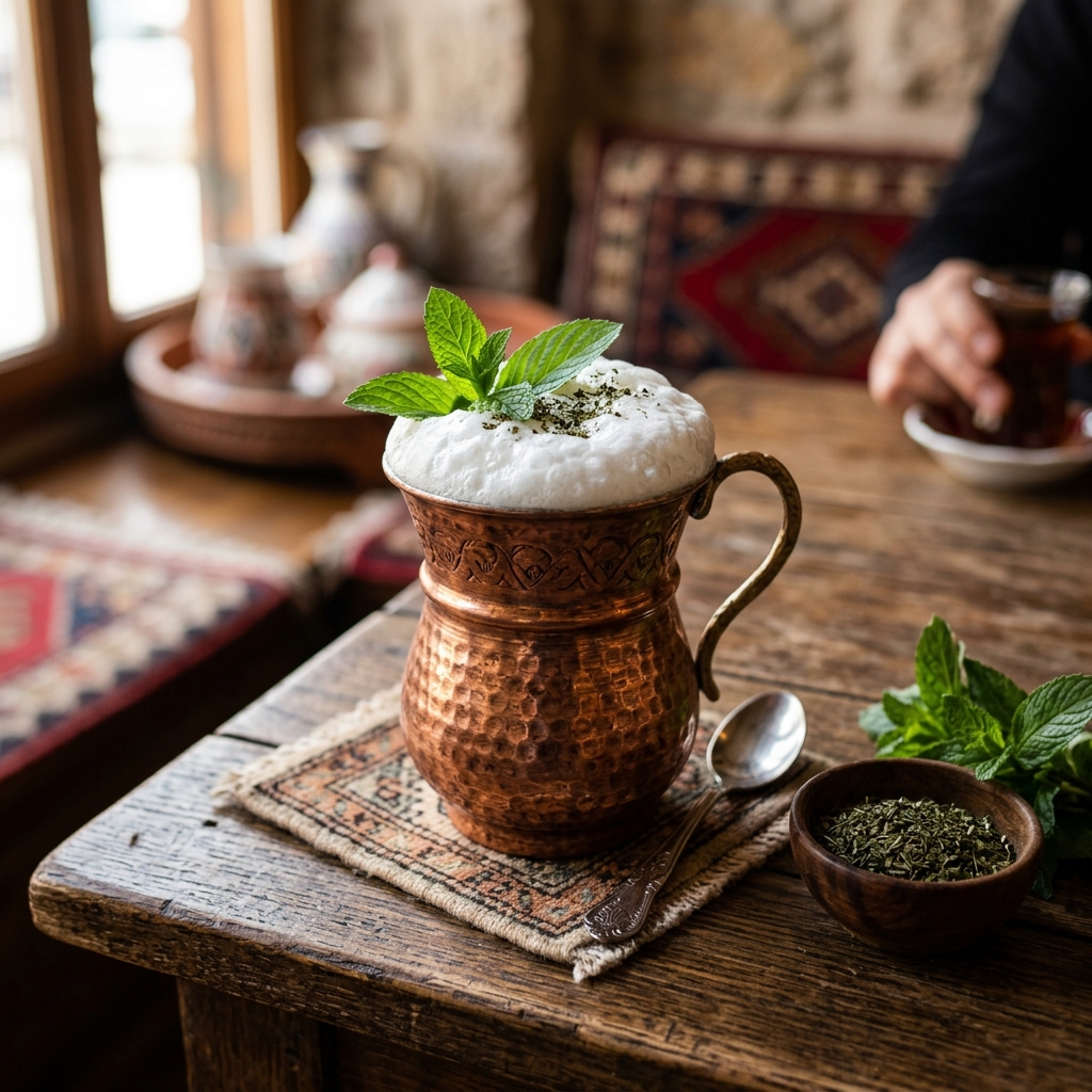 Köpüklü Yayık Ayranı